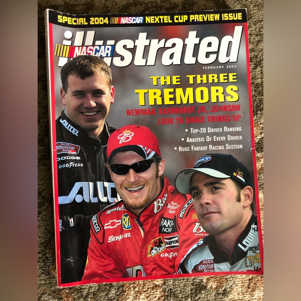 NASCAR Illustrated Magazine February 2004 - "The Three Tremors"